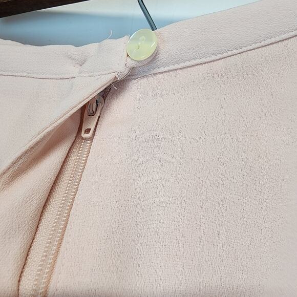 Vtg Campagnie Express Pleated Dress Pants Slacks Size S  28" Light Pink Baggy - Picture 7 of 13